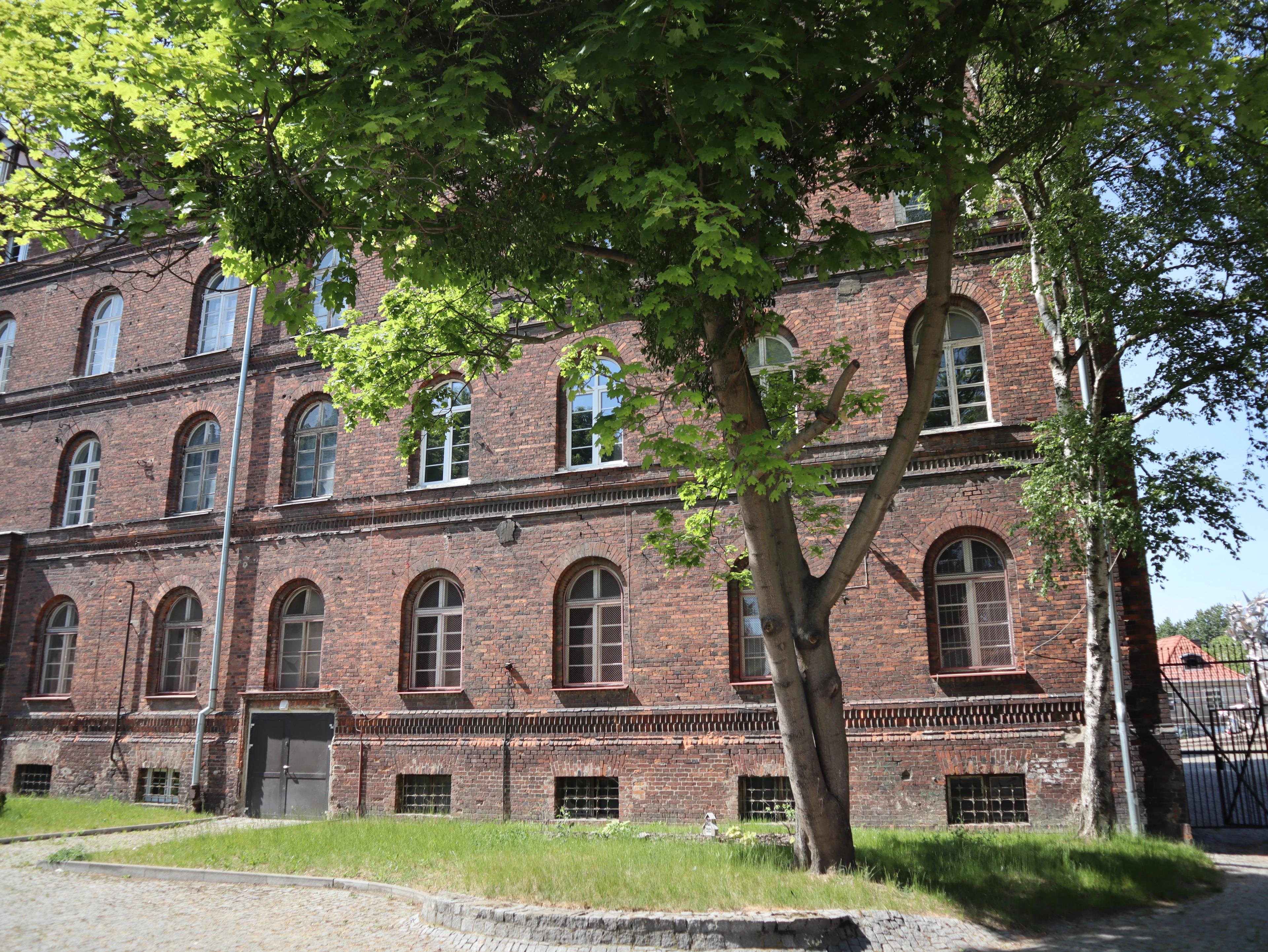 Back of the Polish Post Office building