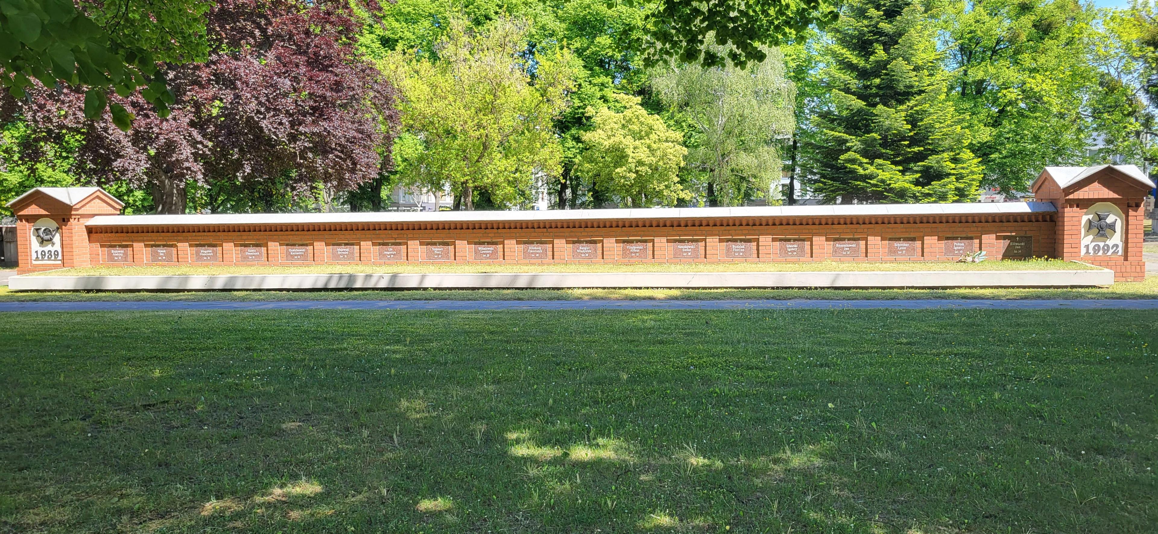 Grave of postal workers at the cemetery of Nazi victims in Zaspa 8